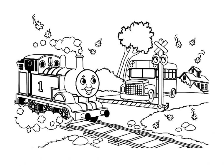 Coloriage De Thomas Et Ses Amis À Colorier Pour Enfants concernant Dessin A Colorier Thomas Et Ses Amis Trackmaster