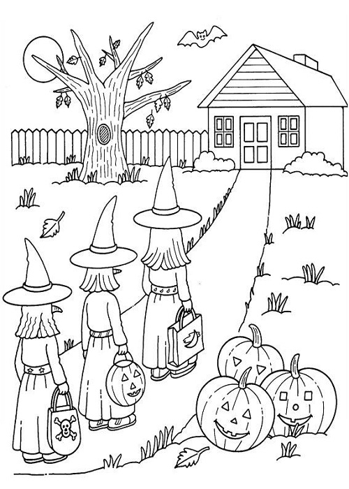 Coloriage D'Halloween À Imprimer Gratuitement concernant Coloriage Halloween Gratuit A Imprimer