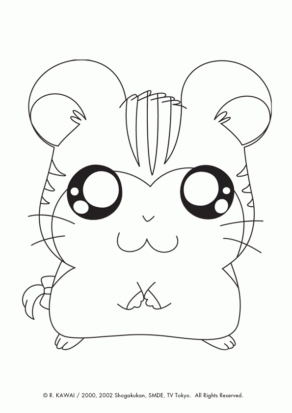 Coloriage Hamtaro Sandy Sur Hugolescargot intérieur Souris De Dessin Anime