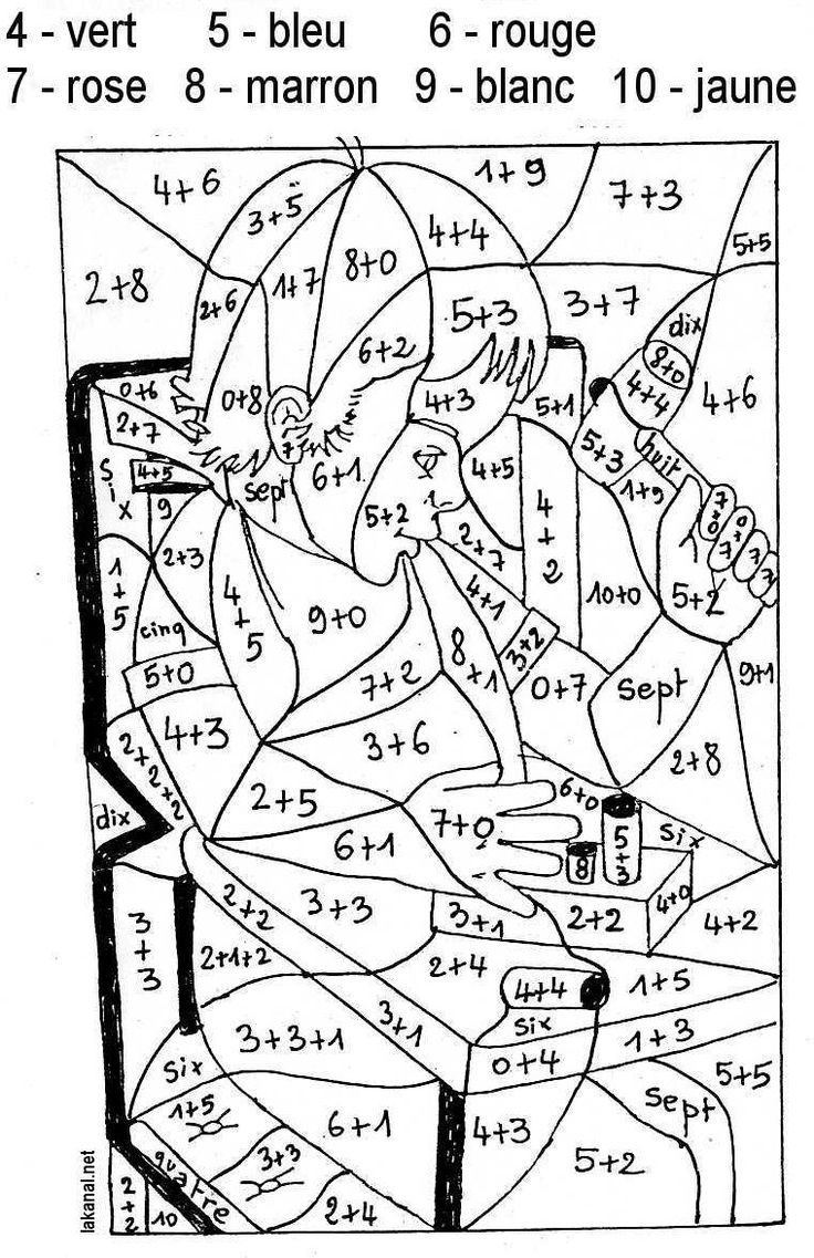 Coloriage Magique Calcul | Coloriage Magique, Coloriage tout Coloriage Exercice Multiplication