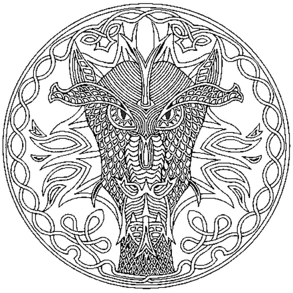 Coloriage Mandala Afrique En Ligne Gratuit À Imprimer serapportantà Coloriage A Imprimer Gratui Mandala Animaux