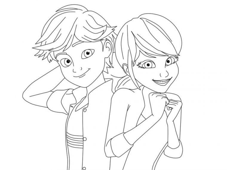 Coloriage Miraculous. Imprimer Ladybug Et Chat Noir serapportantà Mask Ladybug Et Chat Noir A Imprimer