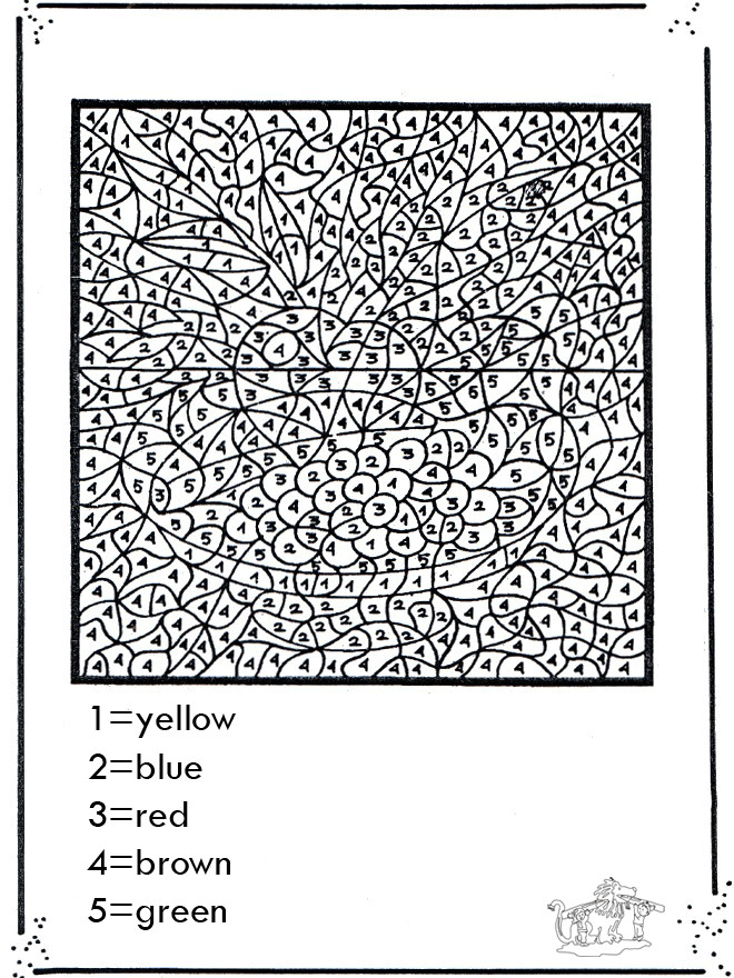 Coloriage Par Numéro Adulte À Imprimer serapportantà Coloriage A Imprimer A Numero