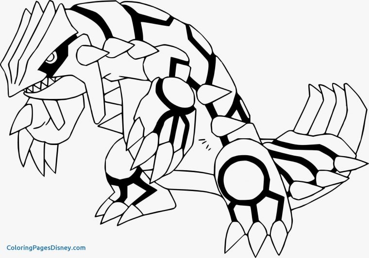 Coloriage Pokemon Primo Groudon A Imprimer - Coloriage pour Dessin Pokemon A Imprimer Gratuit