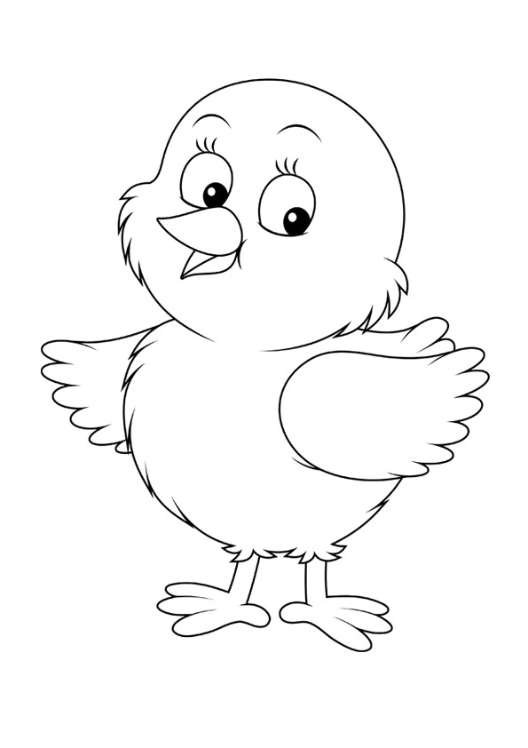 Coloriage Poussin Pinou Dessin Gratuit À Imprimer à Image De Dessin A Dessiner Greatestcoloringbook