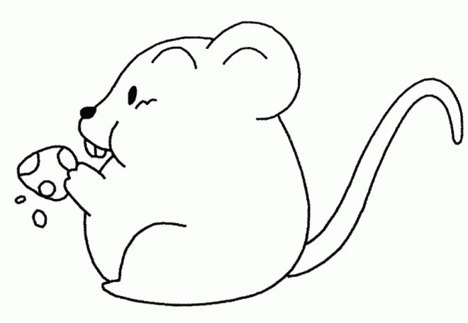 Coloriage Souris Gourmande Dessin Gratuit À Imprimer encequiconcerne Souris De Dessin Anime