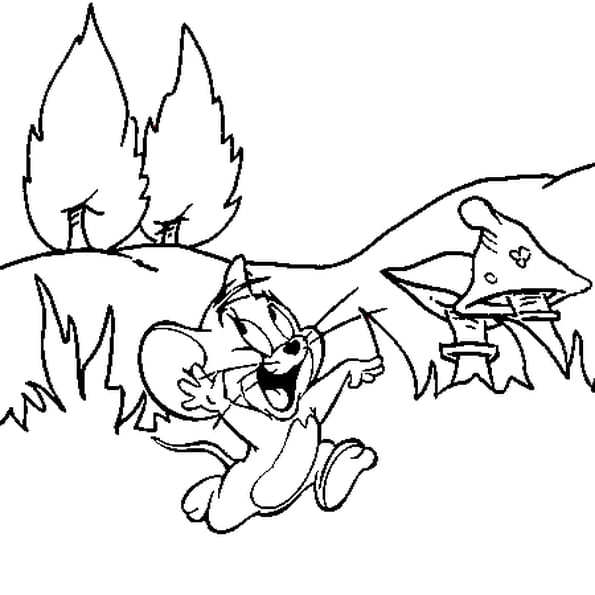 Coloriage Une Souris Verte En Ligne Gratuit À Imprimer tout Souris De Dessin Anime