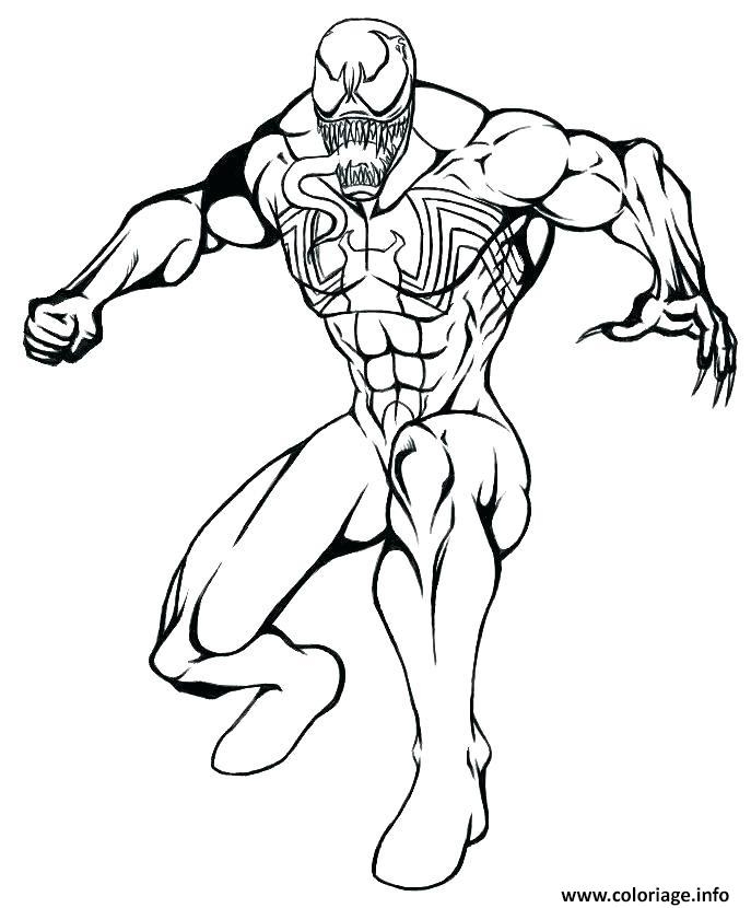 Coloriage Venom De Spiderman Mode Defense Dessin Venom À encequiconcerne Portraits (Coloriages Mysta¨res)Pdf