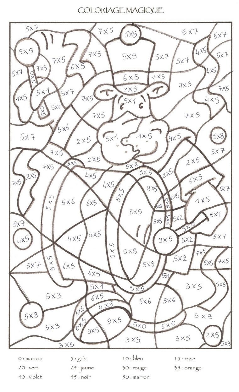 Coloriage204: Coloriage Magique Noel Ce1 à Coloriega Magique Cm1 Hallowen