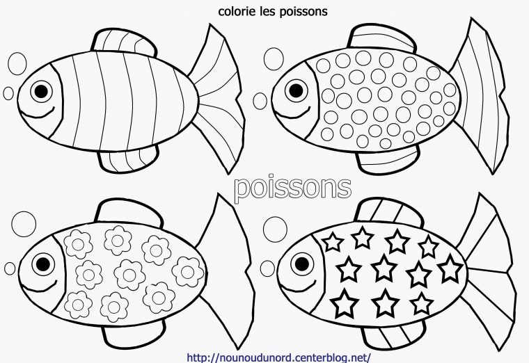 Coloriages À Imprimer : Poisson, Numéro : 80076757 destiné Coloriage Poisson Avril Tfou