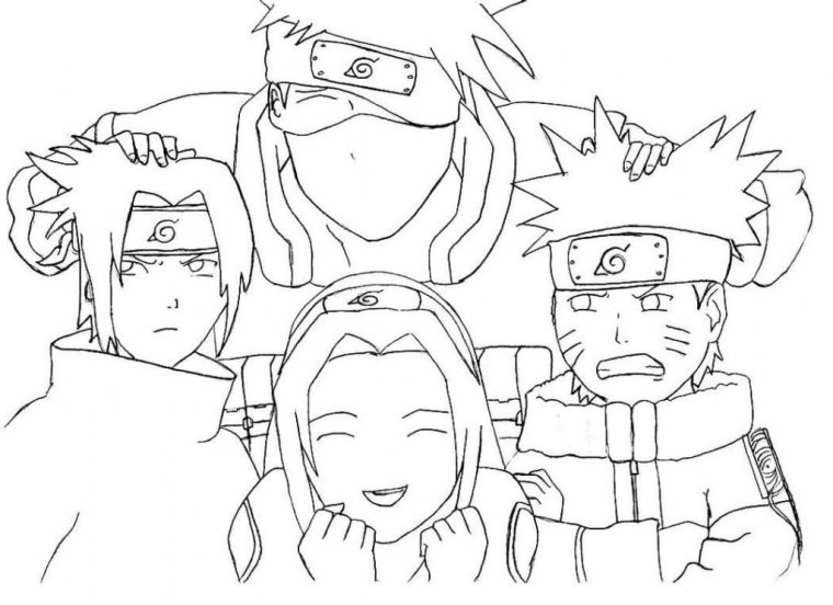 Coloriages Kakashi À Imprimer – Coloriages À Imprimer concernant Coloriage Kakashi Sharingan