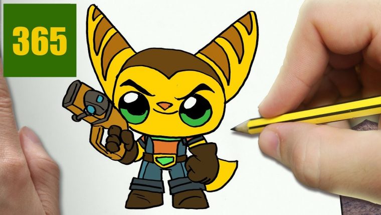 Comment Dessiner Ratchet Kawaii Étape Par Étape – Dessins concernant Dessin De Tank Facile