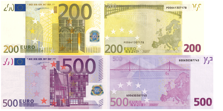 Couleur Des Billets De 500 Euros – Choix De Couleur intérieur Coloriage De Billet Euro