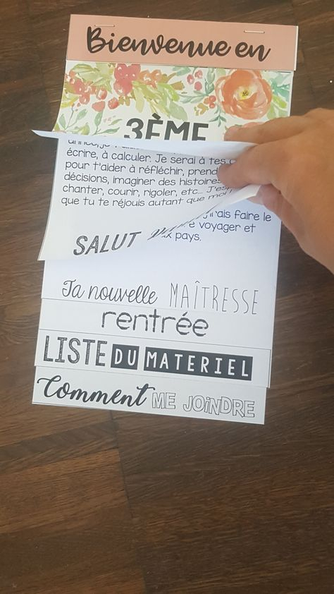 Courrier De Rentrée | Début De L'Année Scolaire, Rentrée à Cahier Interactif  Maitresse