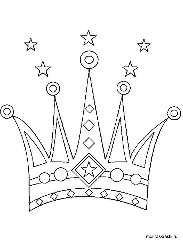 coloring pages of crowns