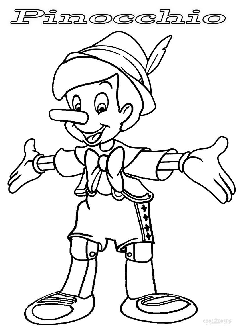 cleo coloring page printable pinocchio