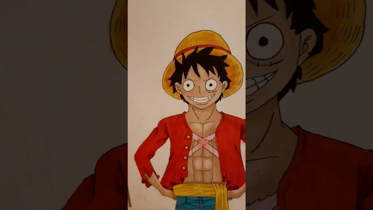 Draw Luffy (Dessiner Luffy) – dedans Dessin Luffy Facile