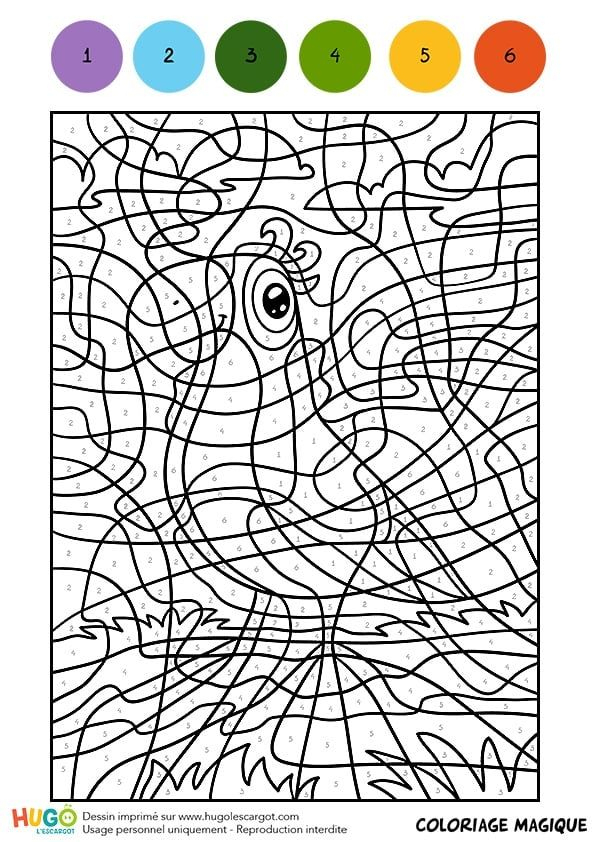 √ Hugo L Escargot Coloriage Magique serapportantà Hugo L'Escargot Coloriage Gratuit