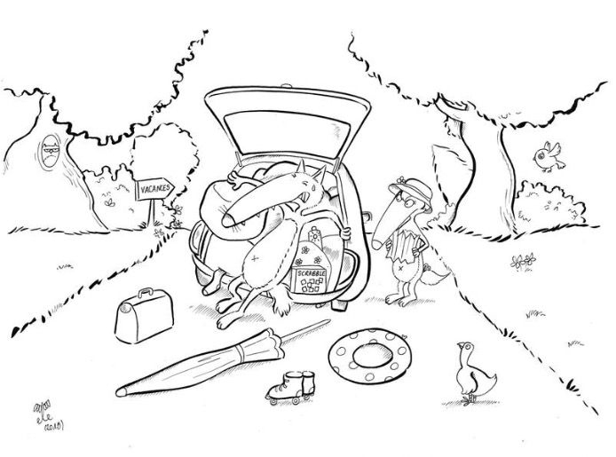 Épinglé Par Marie Maes Sur Le Loup Qui.. | Coloriage Loup intérieur Coloriage Loup Avril