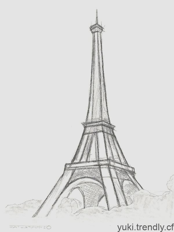 Facile Et Beau Dessin Et Croquis De La Tour Eiffel #Belle à Tour Eiffel Kapla Tres Facile