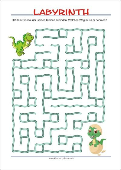 Findest Du Den Weg Durch Das Labyrinth? – Kostenlose pour Quiz Faur Kinder Zum Ausdrucken