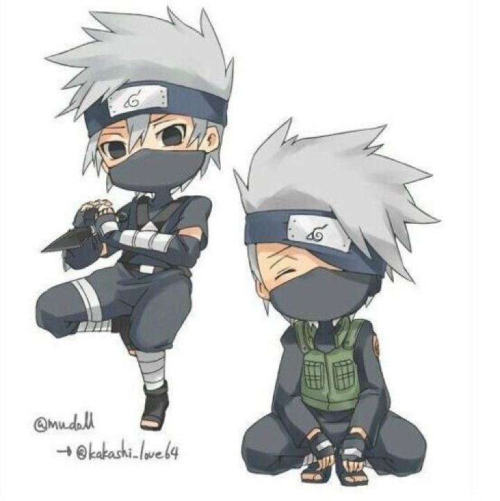 Flemme De Faire Une Description Donc, C'Est Un Kakashi X pour Dessin De Kakashi En Couleur