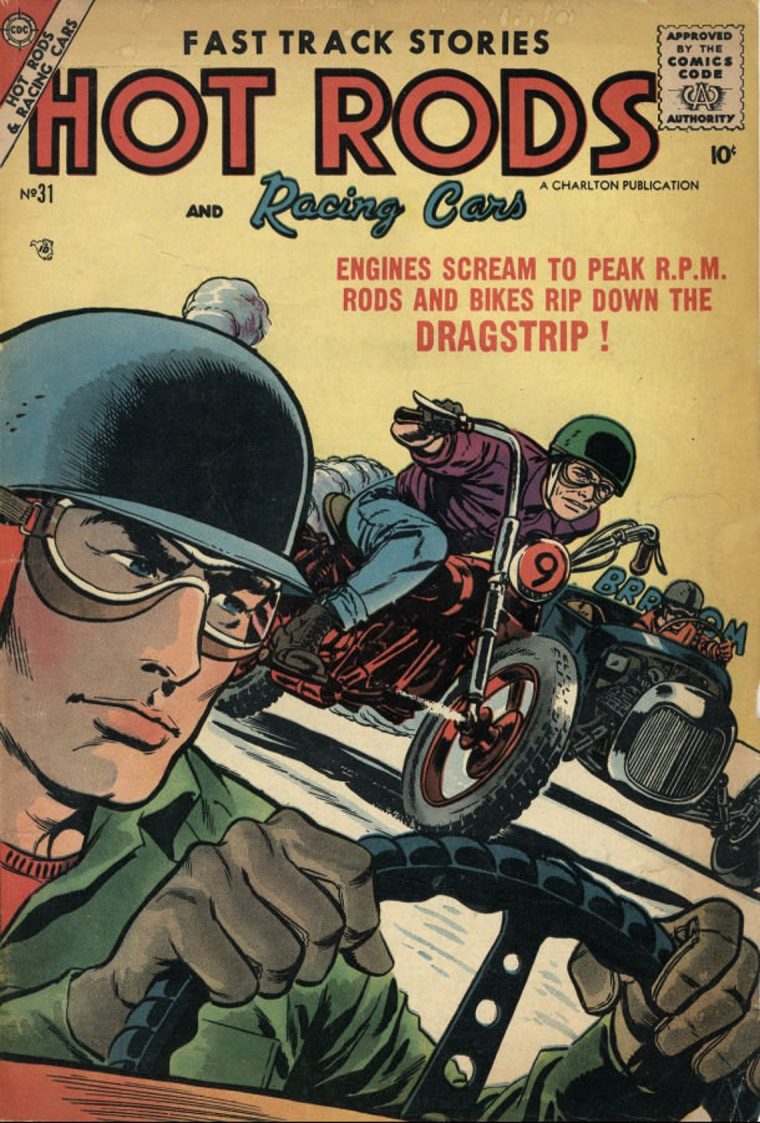 Hot Rods And Racing Cars Bandes Dessinées. Lâge Dor serapportantà Bande Dessinace Racbus