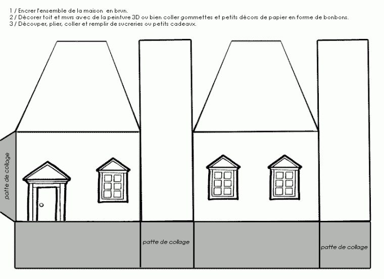 Index Of Projets Noel Patron De Maison En Papier A serapportantà Patron A4 Maison En Papier