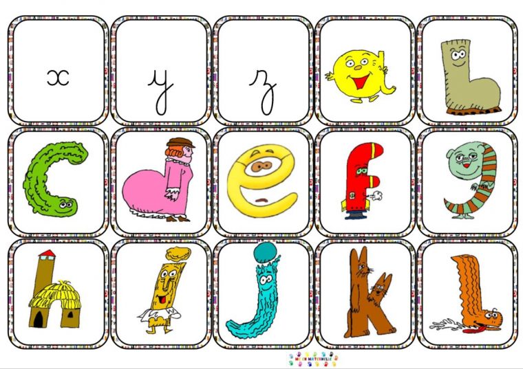 Jeu De Cartes Lettres Majuscules/Script/Attachés Et Alphas pour Jeu De Cartes Lettres Majuscules Script Attaches Et Alphas Mc En Maternelle