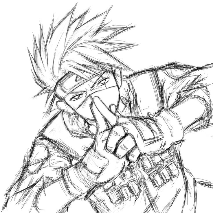 Kakashi Sketch By Yuri-Nikko On Deviantart | Naruto Sketch intérieur Coloring Page Of Naruto And Kakashi Sensei