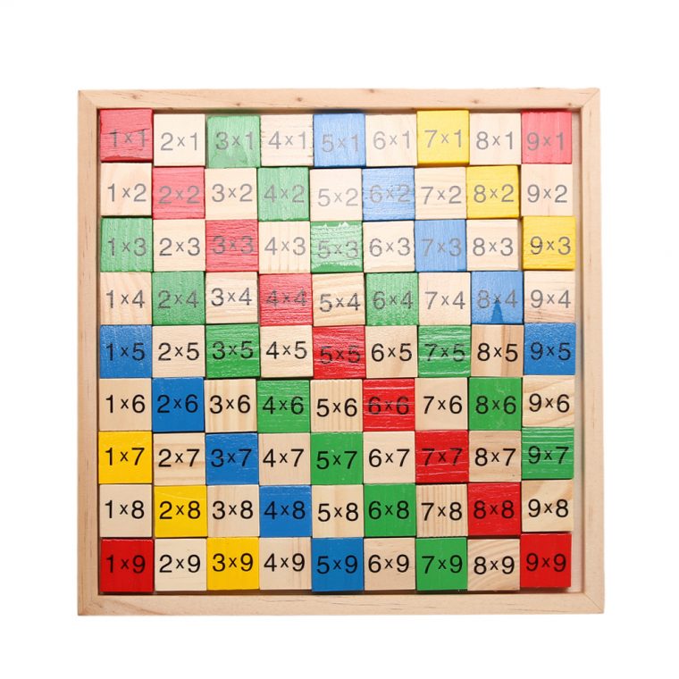 Kids Wooden Math Dominoes Block Toy Double Side concernant Melimelune Gamme De Maths