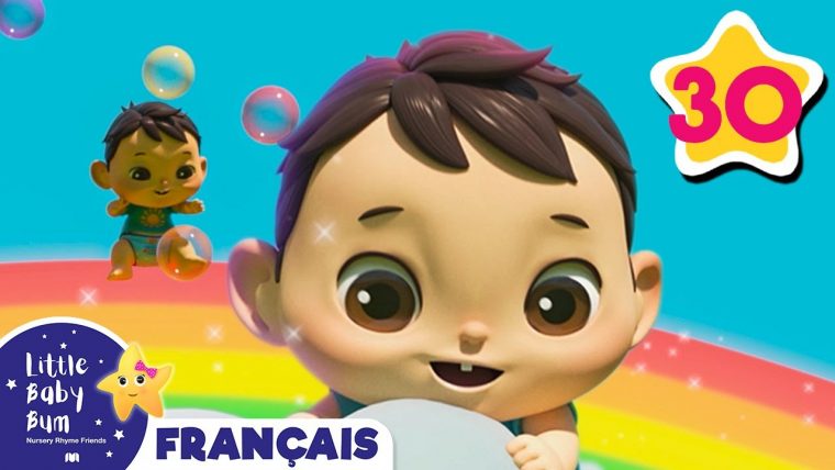 Les Couleurs De L'Arc-En-Ciel | Comptines Et Chansons Pour tout Chanson De L&amp;#039;Ombre Little Baby Bum Paroles