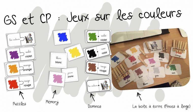 Les Couleurs : Jeux De Lecture | Jeux De Lecture encequiconcerne Coloriage Pour Apprendrer Les Couleurs