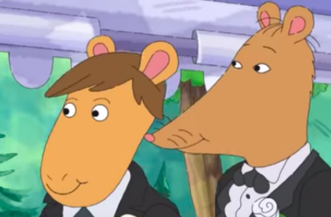 Mariage Homouel Dans Arthur : Une Chaîne Américaine pour Reglisse Dans Le Dessin Anime