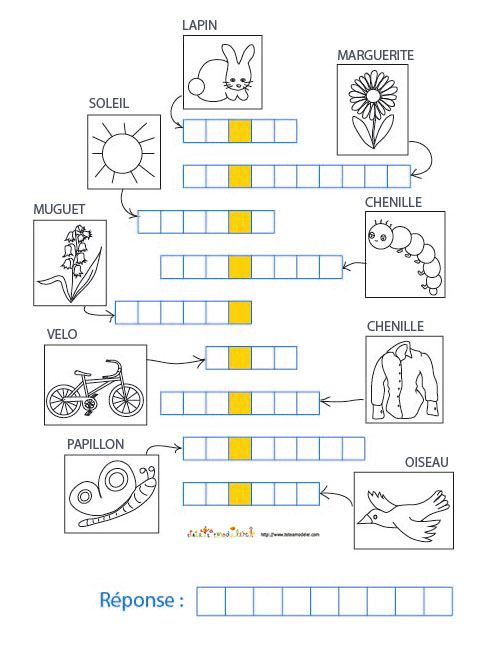 Mots Fleches 6 Ans – Grille De Mots Fléchés tout Mots Flechees Metro