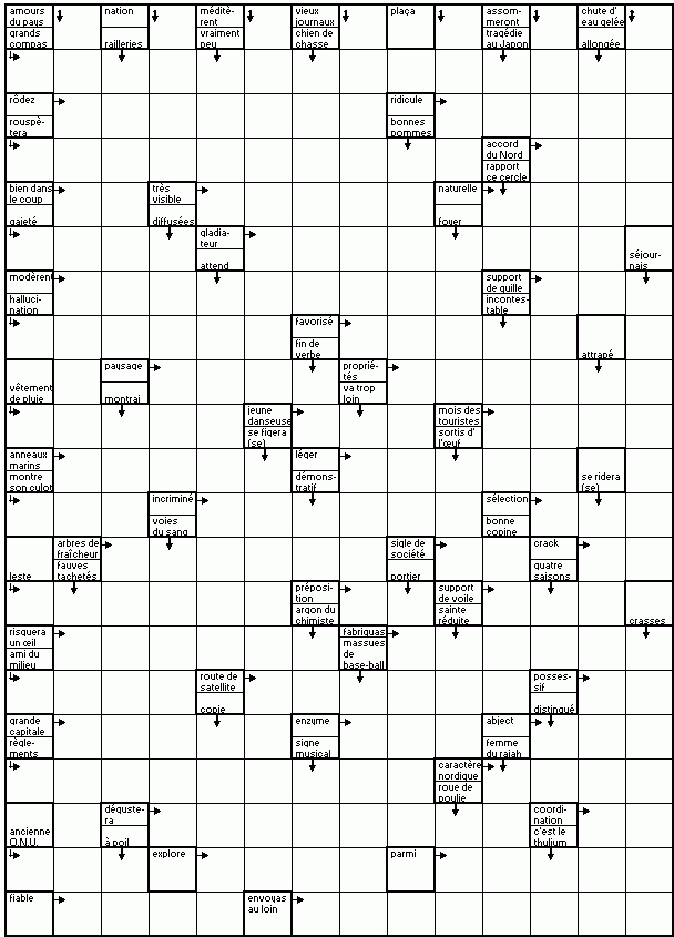 Mots Fleches Geants Imprimer – Tcbo intérieur Mots Croisacs Gacants Gratuits