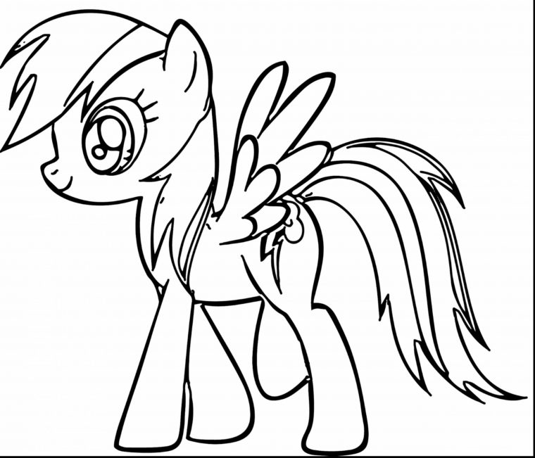 coloring pages my little pony rainbow dash