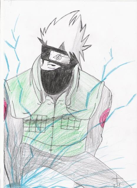 Naruto – The Way Of Naruto – Chidori De Brebis concernant Dessin De Kakashi En Couleur