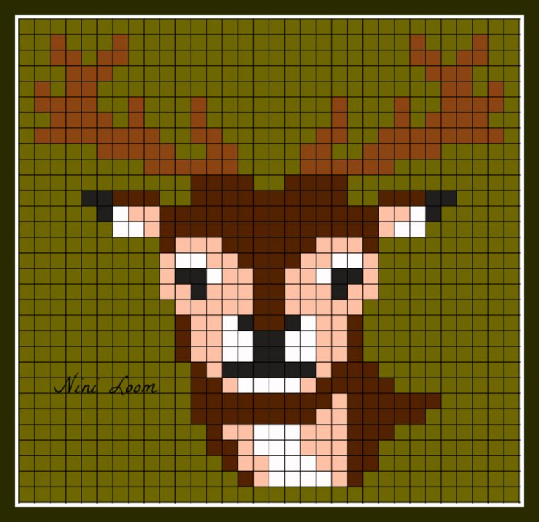 Nini Loom / Loisirs Créatifs – Page 49 destiné Pixel Art Animaux A Imprimer Gratuit En Pdf