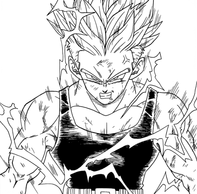 Pin On Dragon Ball serapportantà Dessin De Trunks Du Futur