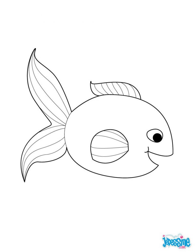 Poisson D'Avril Ã Colorier – Poisson D'Avril Souriant serapportantà Coloriage Poisson Avril Tfou