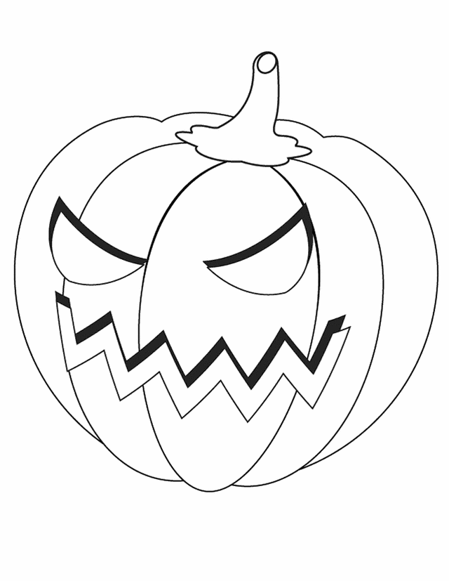 jack o lantern coloring pages