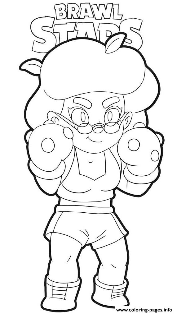 Rosa Brawl Stars Coloring Pages Printable à Coloriage A Imprimer  Corbac