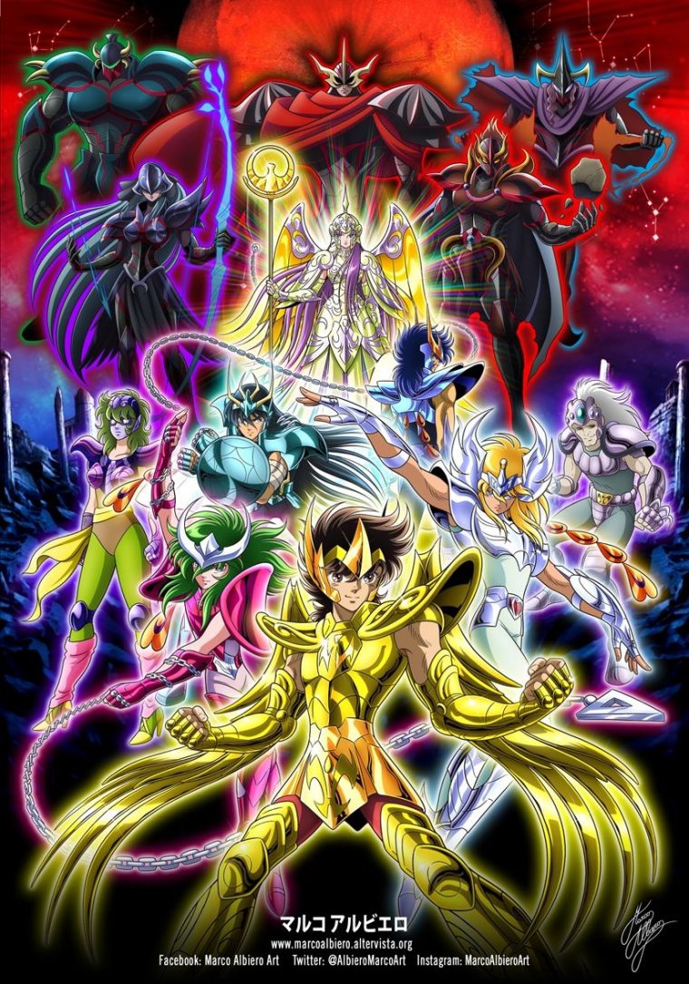 Saint Seiya Omega | Characters | Fanarts By Marco Albiero concernant Dessin De Saint Seiy