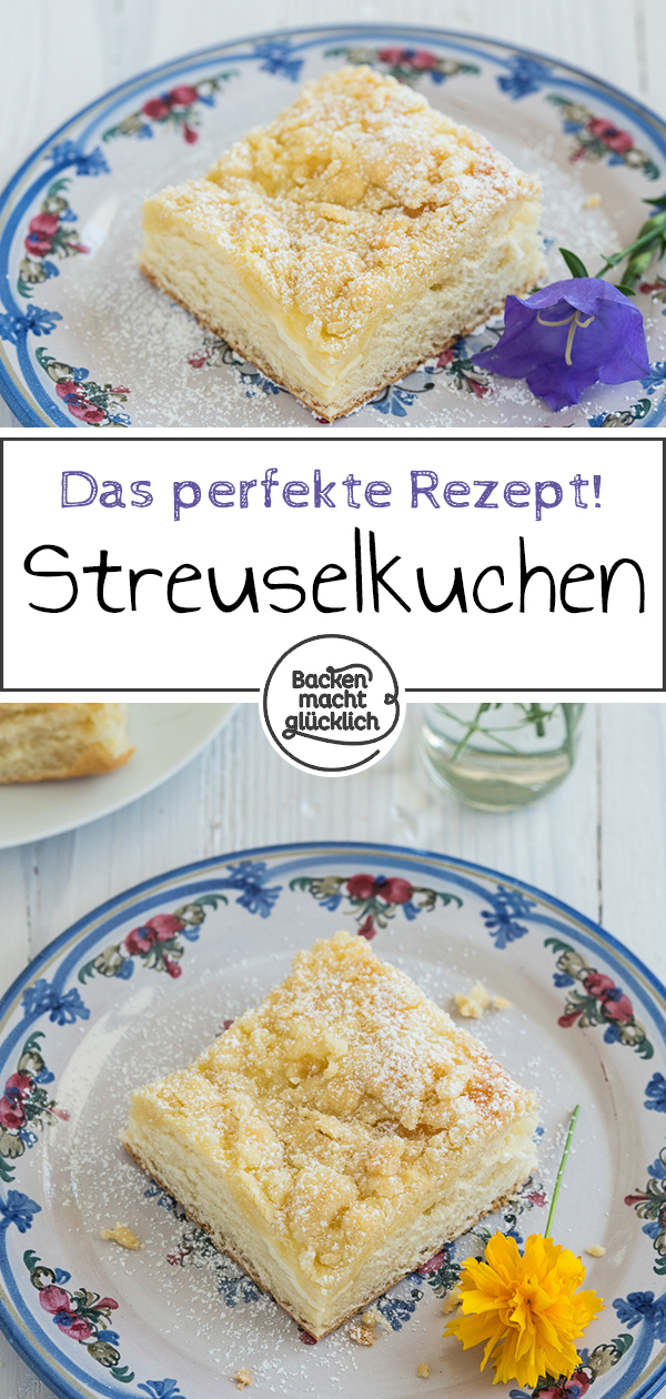 Streuselkuchen Vom Blech | Backen Macht Glücklich tout Apfel-Streuselkuchen Aus Hefeteig