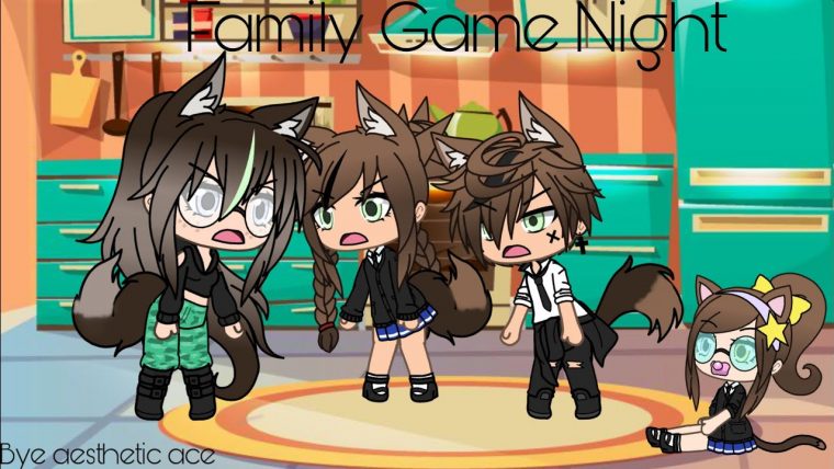 The Family Game Night | Gacha Life Skit – intérieur Ev Decsendants Gacha Life