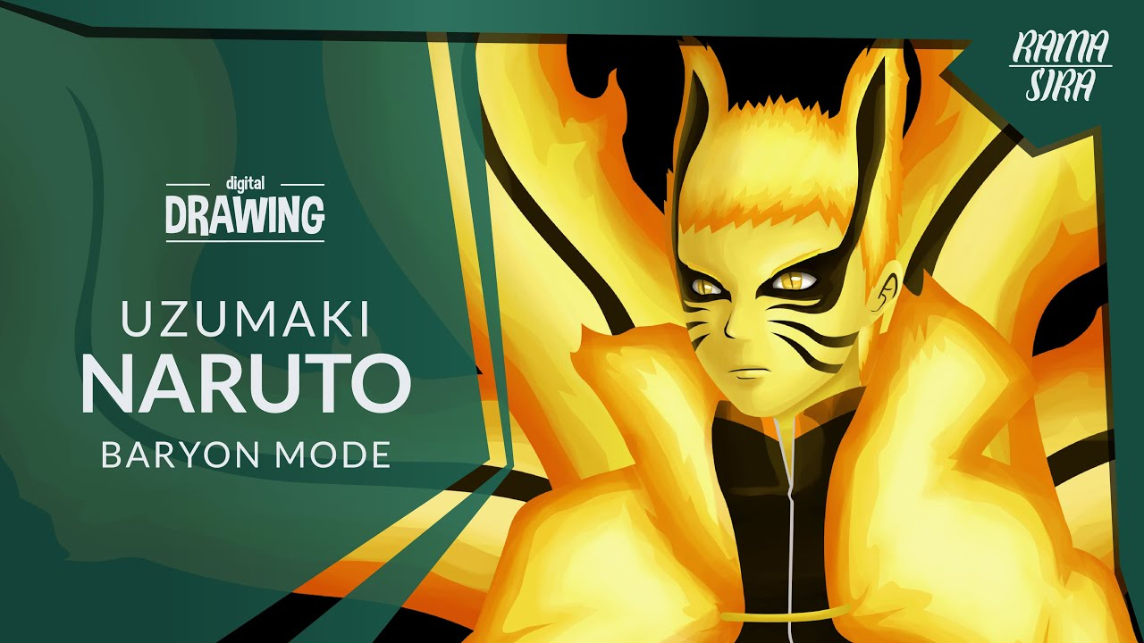 Uzumaki Naruto Baryon Mode | Speed Paint - pour Naruto Baryon Mode A