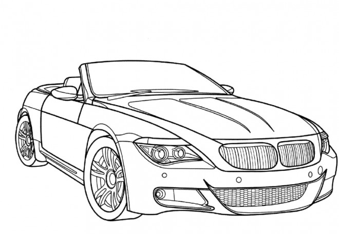 Voiture Coloriage Bmw / Coloriages À Imprimer : Bmw pour Dessin Anime Bmw