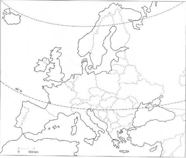 Wichmann Blog: Carte Europe Vierge concernant Carte Vierge Europe