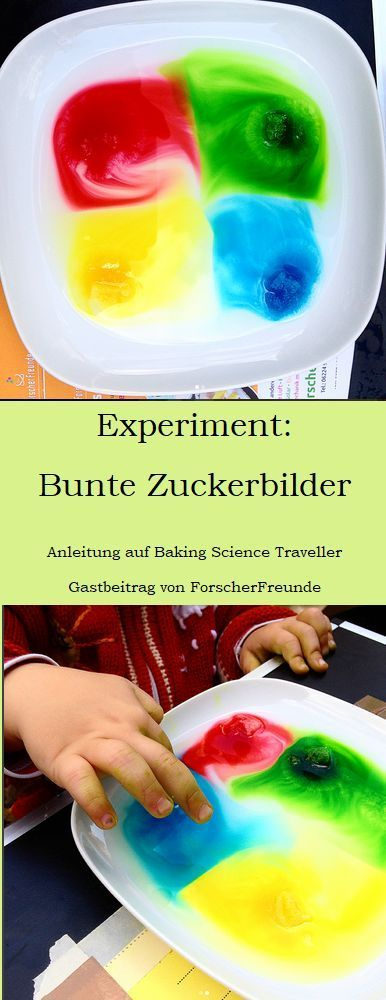 Zuckerbilder {Experiment} | Kinderexperimente, Experiment dedans Malen Mit Pinsel Und Farbe Kita